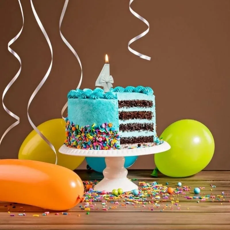 

1pcs Birthday Molds Bowknot Number Molds Silicone Molds Baking Molds for Cake Chocolate Decorations