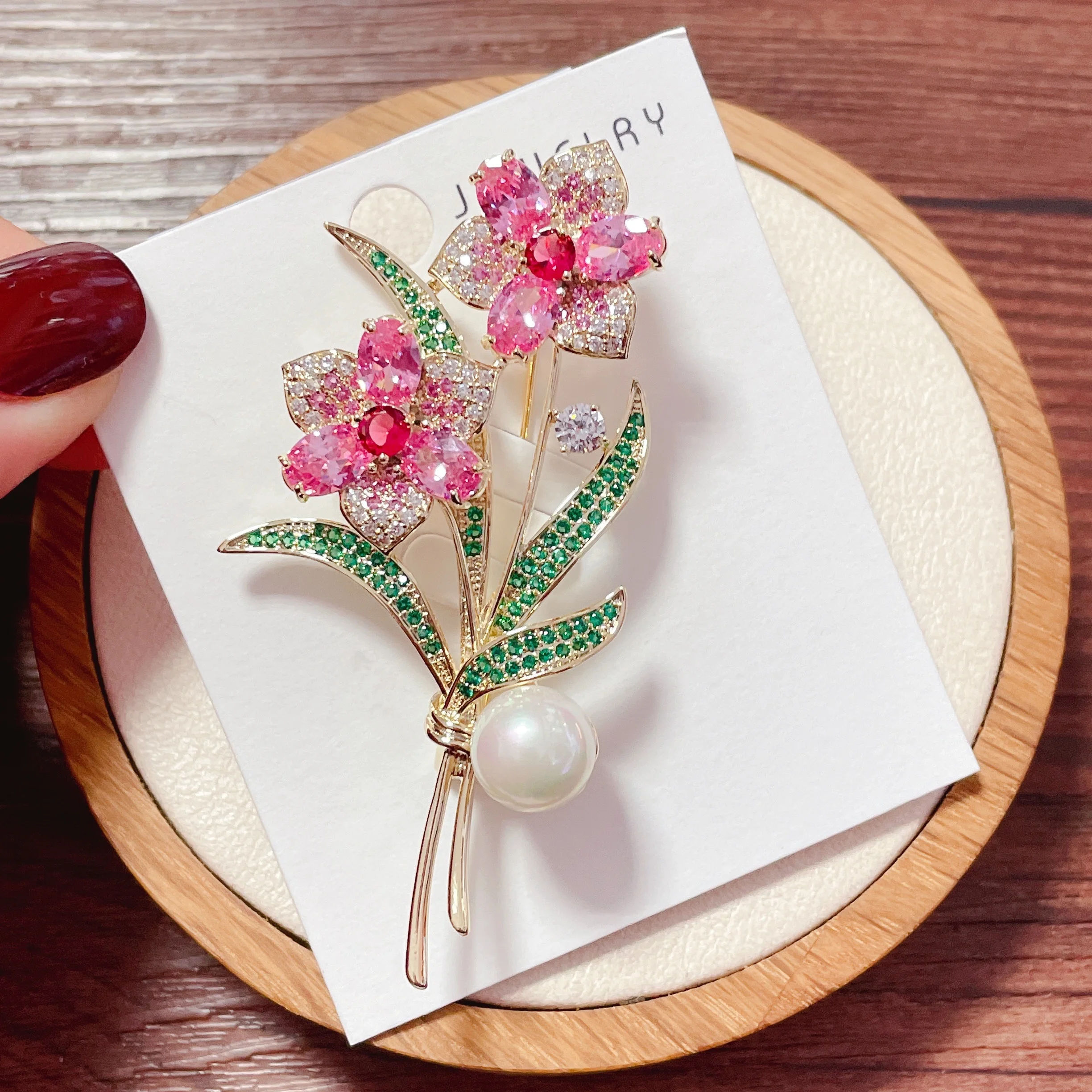 Victorian Women'S Formal Wear - Bridal Bouquet Brooch, Victorian Elegance Crystal