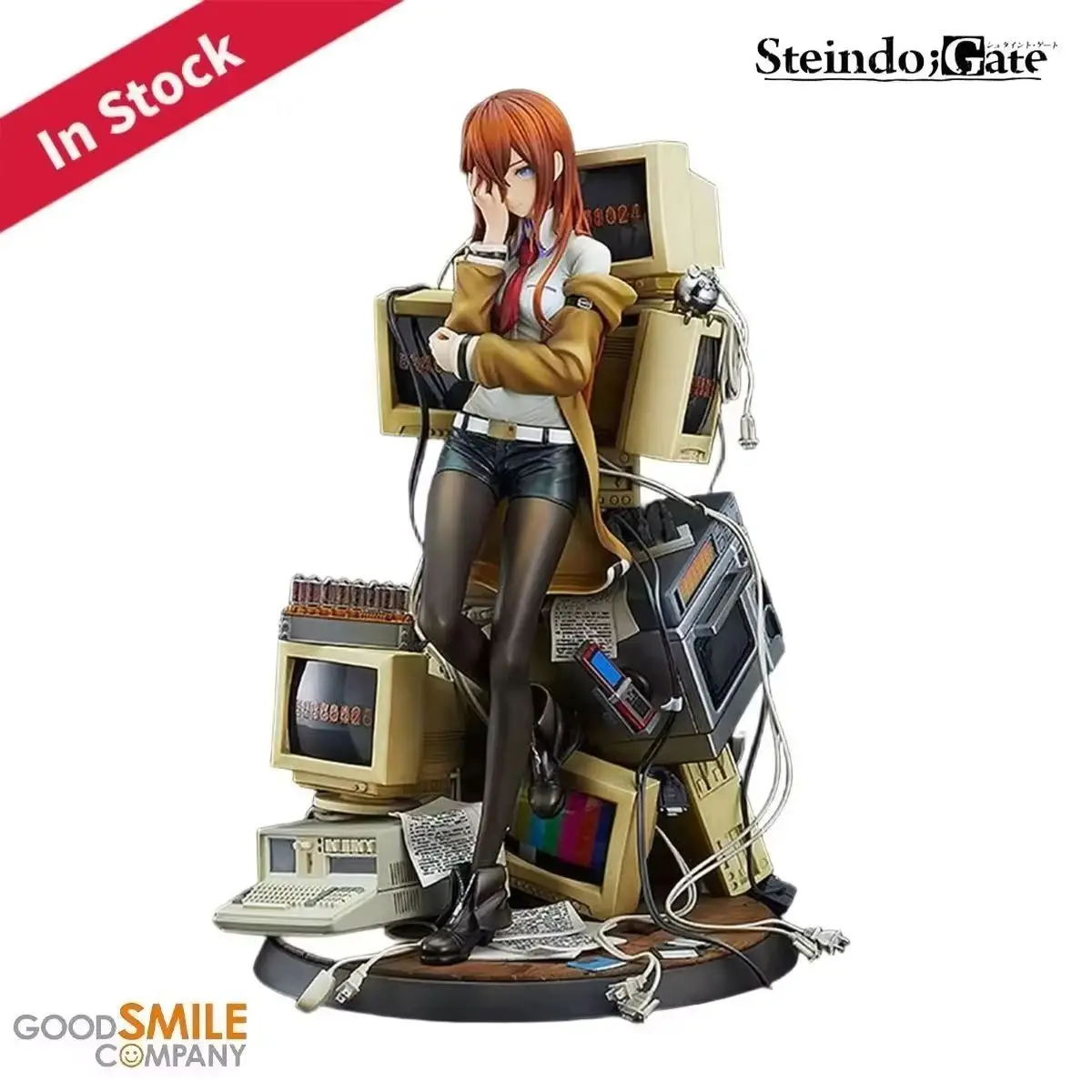 

В наличии оригинальная компания Good Smile Company Prepainted Steins;Gate Makise Kurisu Reading Steiner 1/7 H=235 мм Коллекция аниме-фигурок