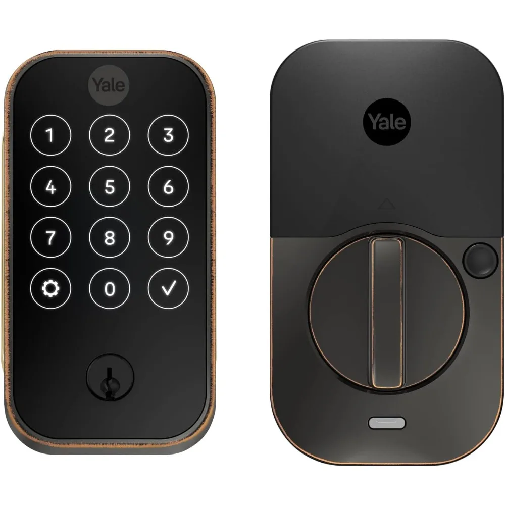 Assure Lock 2, serrure à écran tactile avec Z-Wave, bronze huilé