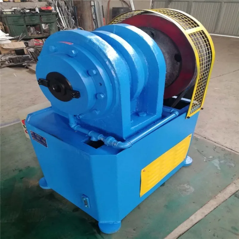 450 Type Tube Shrinking Machine for Faucet Stainless Steel Taper Flat Mouth Solid Rod Electric Head Home Workshop Equipment