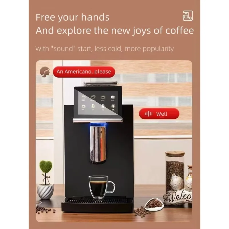 Intelligent Espresso Coffee Maker Machine Fully Automatic LED Touch Screen Electric Coffee Maker Machine