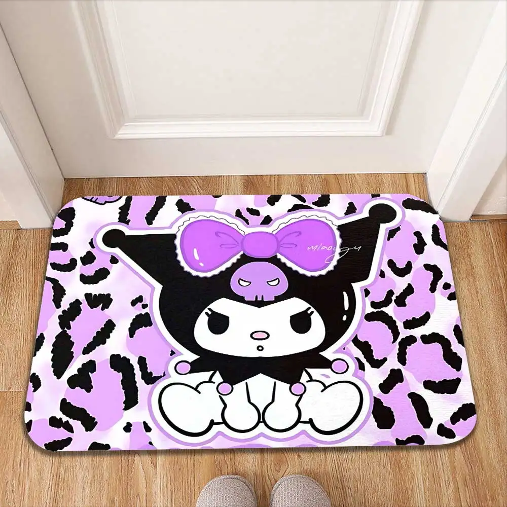 

Leopard Kuromis Bathroom Carpet Bath Mats Modern Home Decoration Children Room Mat Washable Non-slip Kitchen Rug Floor Carpets