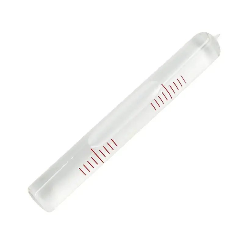 HACCURY Size 14*100mm Accuracy 0.02mm/m  Glass High Accuracy inclinometer Tubular Bubble Level Cylindrical spirit level vial