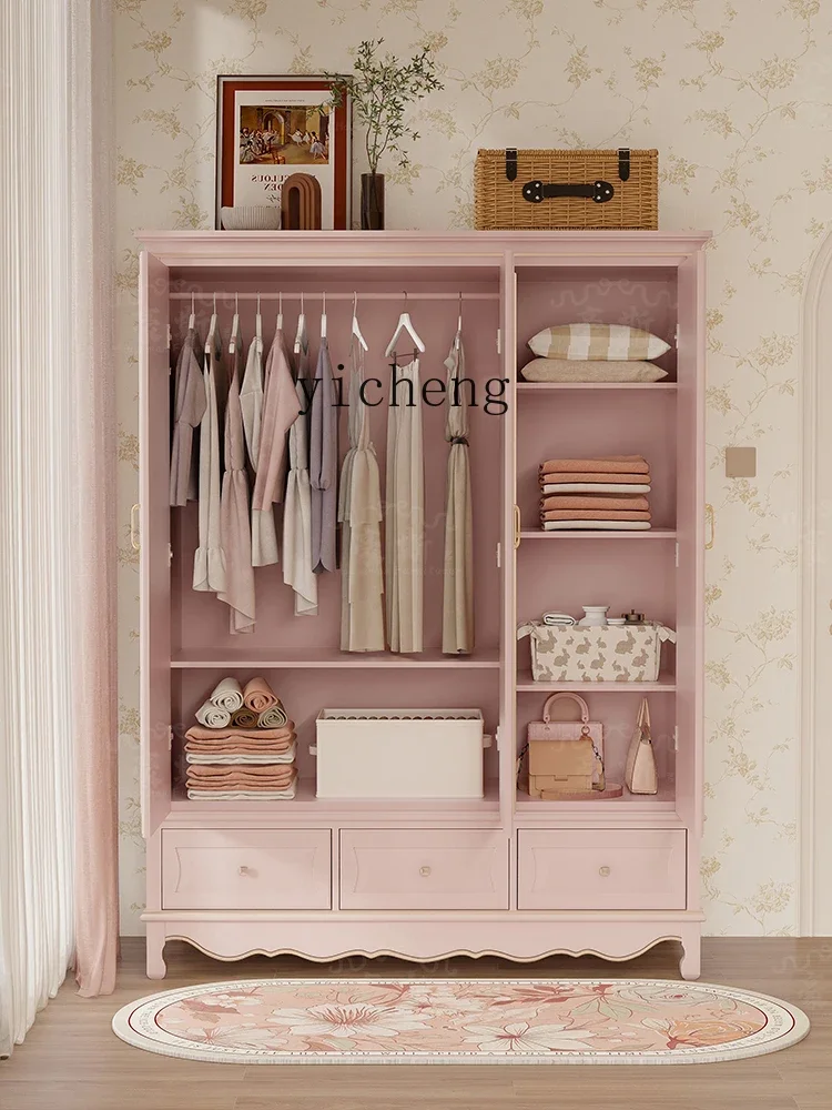 r9.2- Wardrobe Bedroom Closet Storage Combination Wall-Mounted High Cabinet Clothing Storage Cabinet