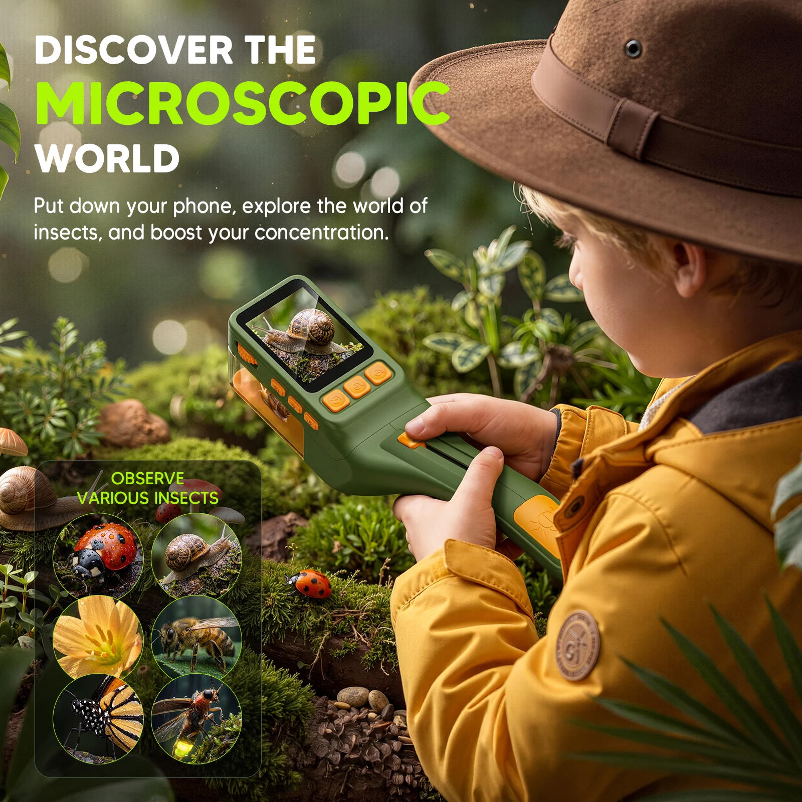Mikroskop Serangga untuk Anak- - Microscope Kids Science ulasan dan harga