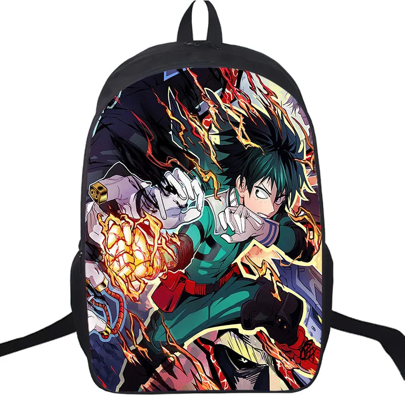 

My Hero Academia School Bags Anime Backpack Student Boys Girl Boku No Hero Academia Bookbag Teenager Travel Bag Cartoon Rucksack