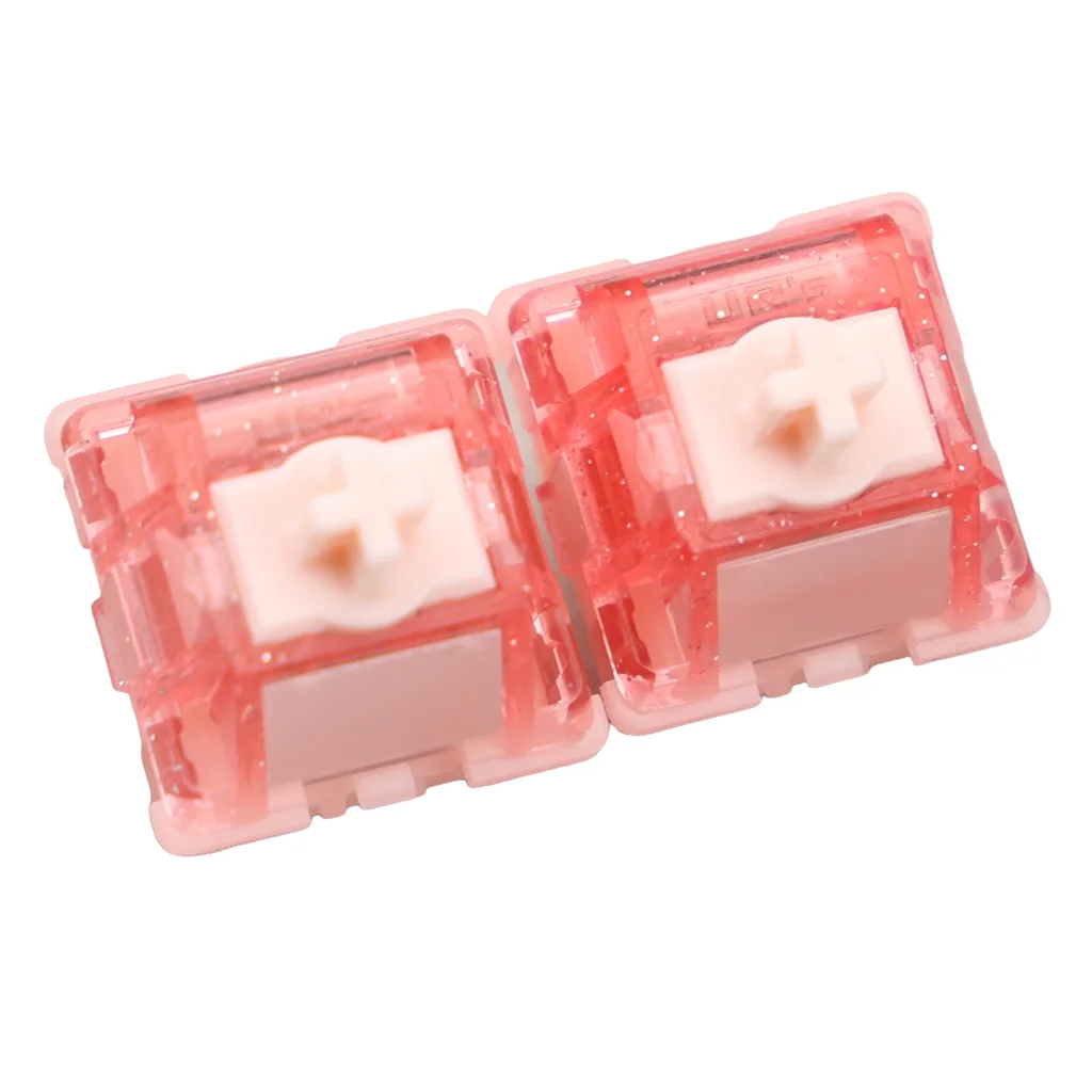 Teclado Magnético Personalizado UR Pink Ice Ultra Switch 35gf 700Gs Configuração Livre Pré-Viagem Gamer Para Wooting 60HE+ E Outros
