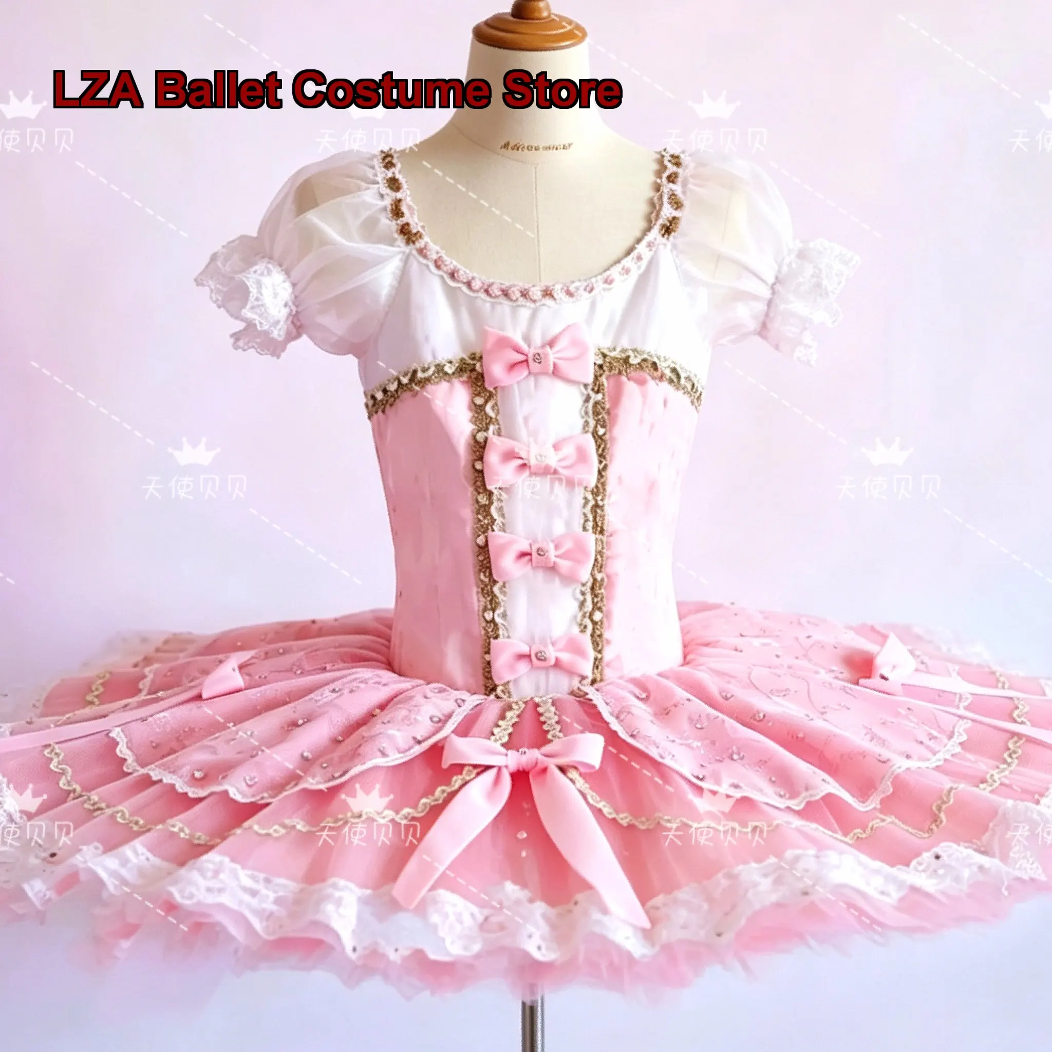 Girls' Tutu Skirt Candy Fairy Dance Performance Costume Princess Skirt