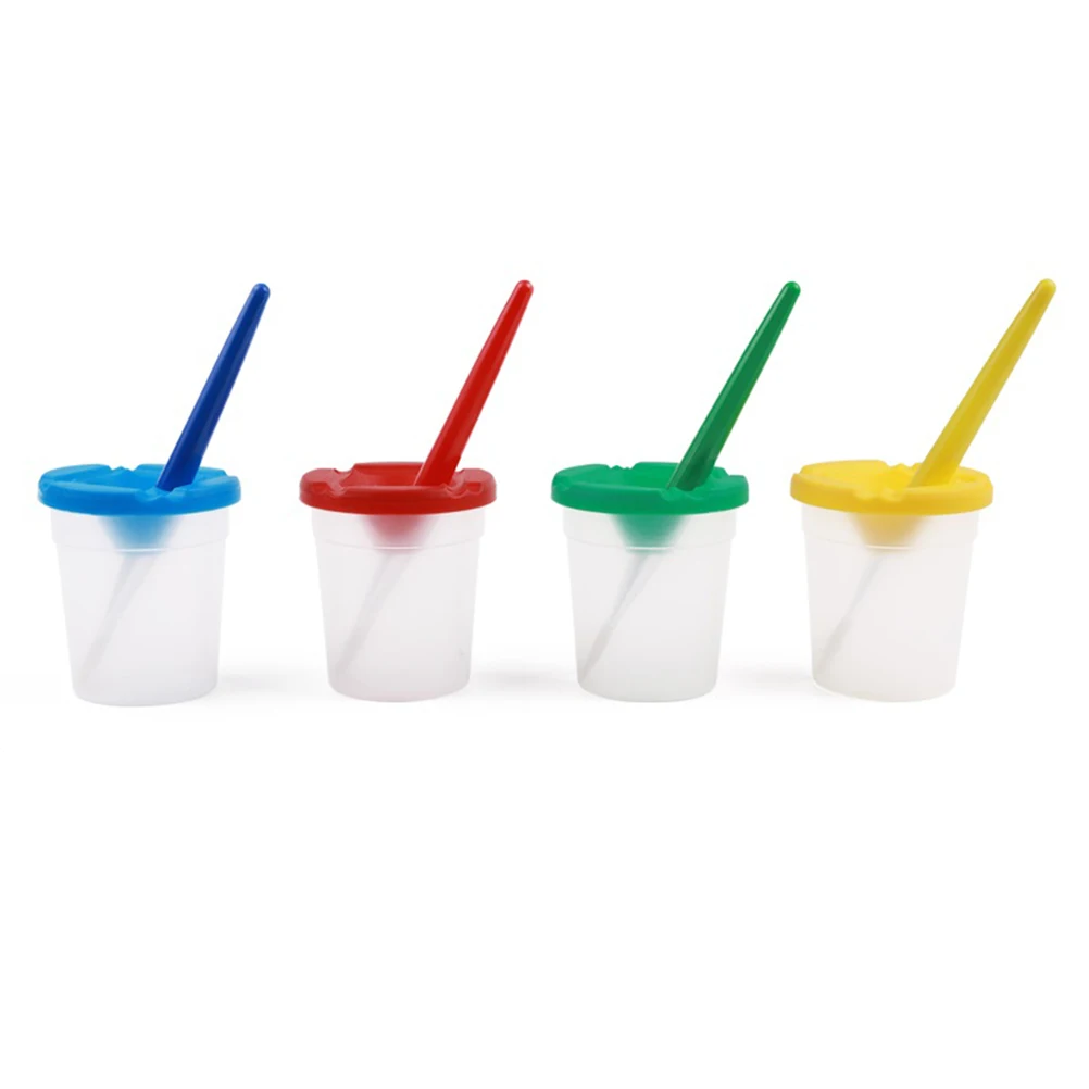 

19 Pcs Kids Children Painting Brush Paint Brushes Children Supplies Brushes For Painting Oil Watercolor Craft
