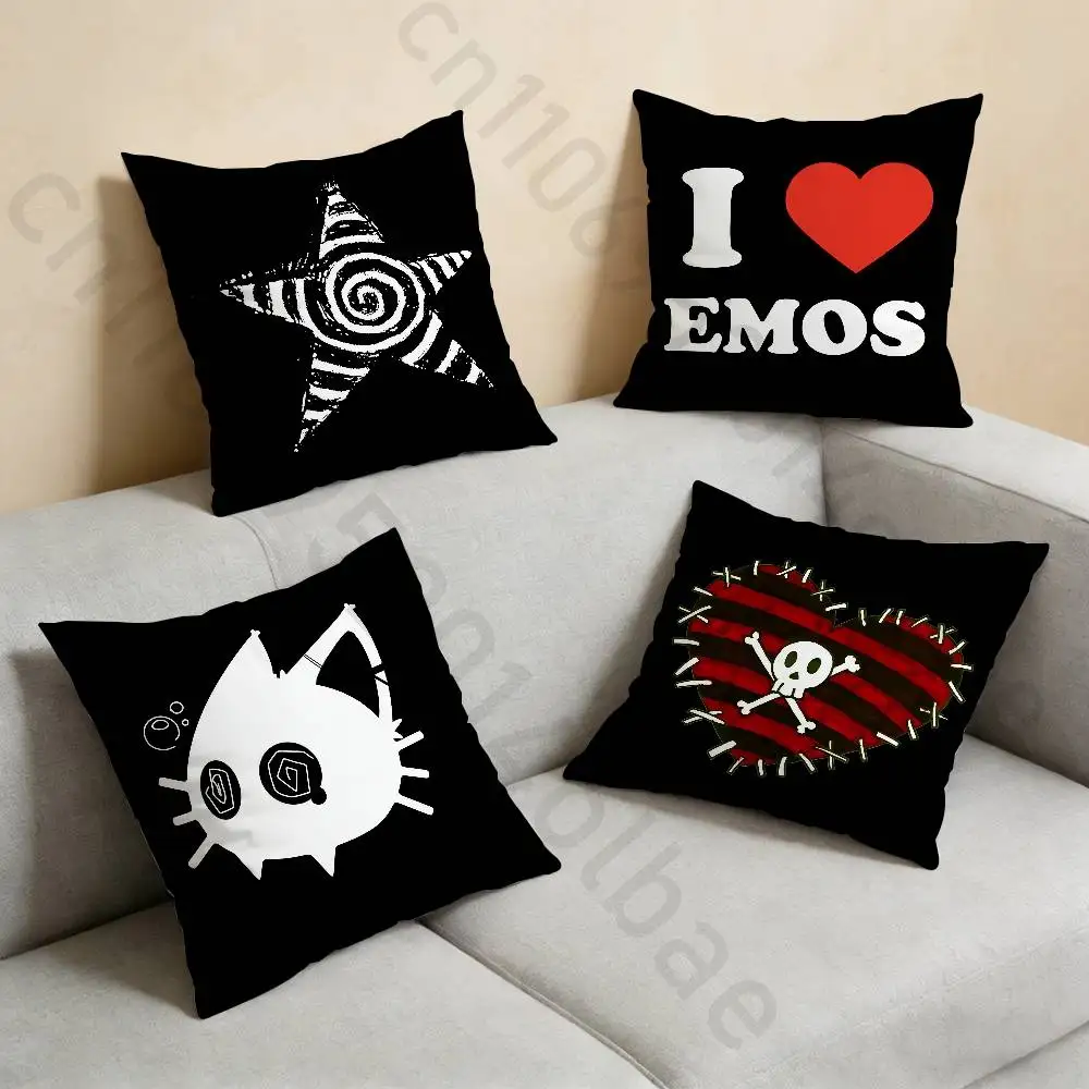 

i love emo boys pillowcase casual style decoration, suitable for home decoration (excluding pillow core)