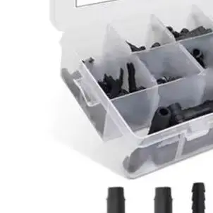 113Pcs Car Vacuum Hose Connectors 12 Sizes 3 Way T Shaped Fitting Kit For Automobile Engine Tube Accessories Black