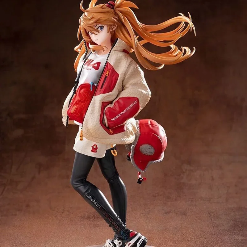 24cm New NEON GENESIS Figure Asuka Langley Shikinami Ver.RADIO EVA Part.2 Action Figure PVC Model Collection Toys