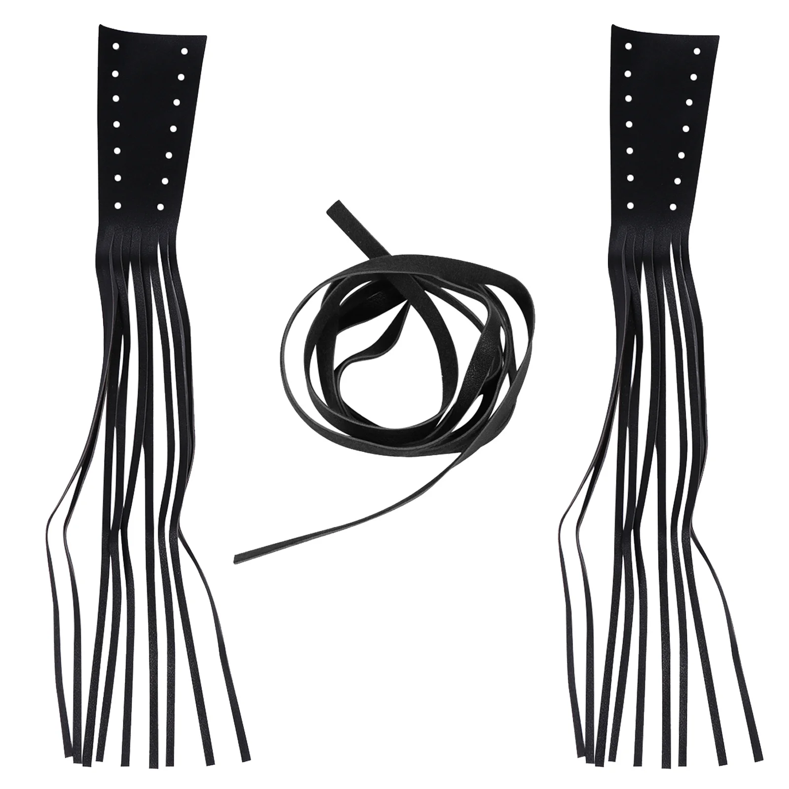 

1 Pair Universal Motorcycle Handlebar Grips Fringe Tassels Anti-Slip Covers For Cholo Bike Accessories Motorbike