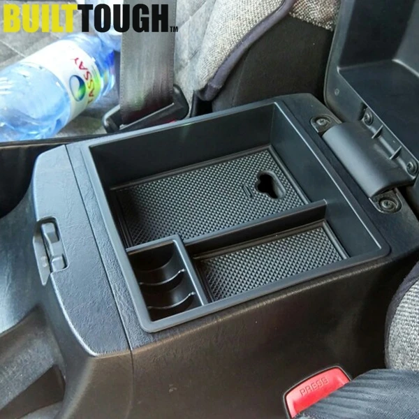 Caixa de armazenamento de apoio de braço central para toyota hilux 2004-2012 2014 de 2013 console central caso de suporte de bandeja de lixo carro arrumando