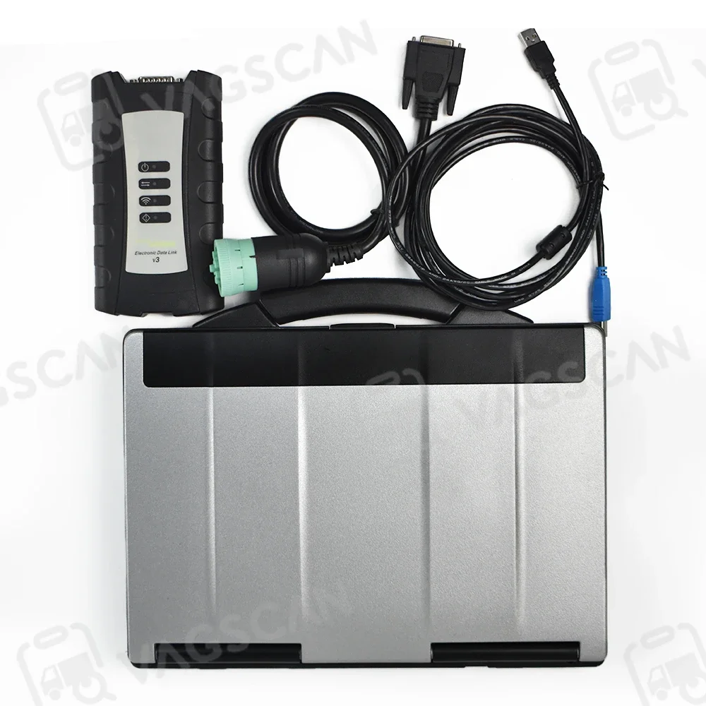 5.3 version JD EDL V3 AG CF Electronic Data Link V3 Diagnostic kit JD Advisor EDL V3 + Toughbook CF53  diagnostic tools