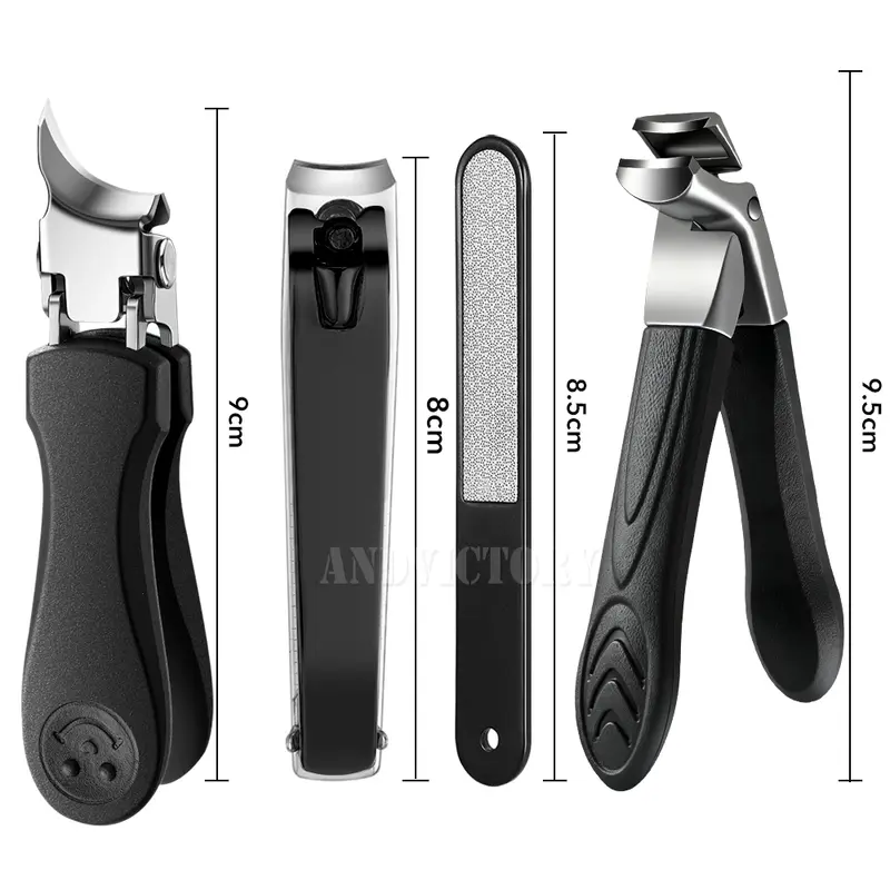 2/4Pcs/Set Nail Clippers Set Ingrown Toenail Thick Nail Clippers Set for Professional Pedicure Manicure Fingernail Tools - Image 6