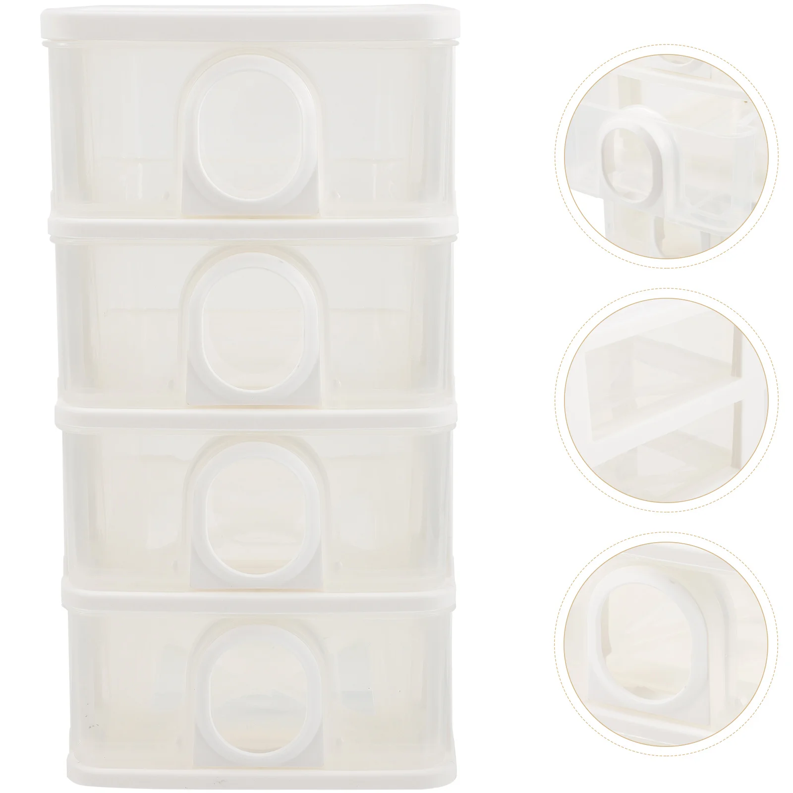 

Compact Desktop Storage Organizer Drawer Box Large Capacity Makeup Organizer Practical Sundry Holder For Bedroom