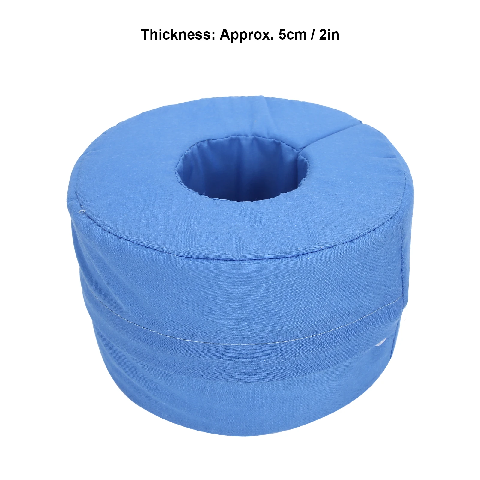 Round Shape Anti‑Bedsore Cushion Breathable Leg Rest Foam Elevating Pad Pillow Elderly Bedridden Patient Ankle Swelling Relief