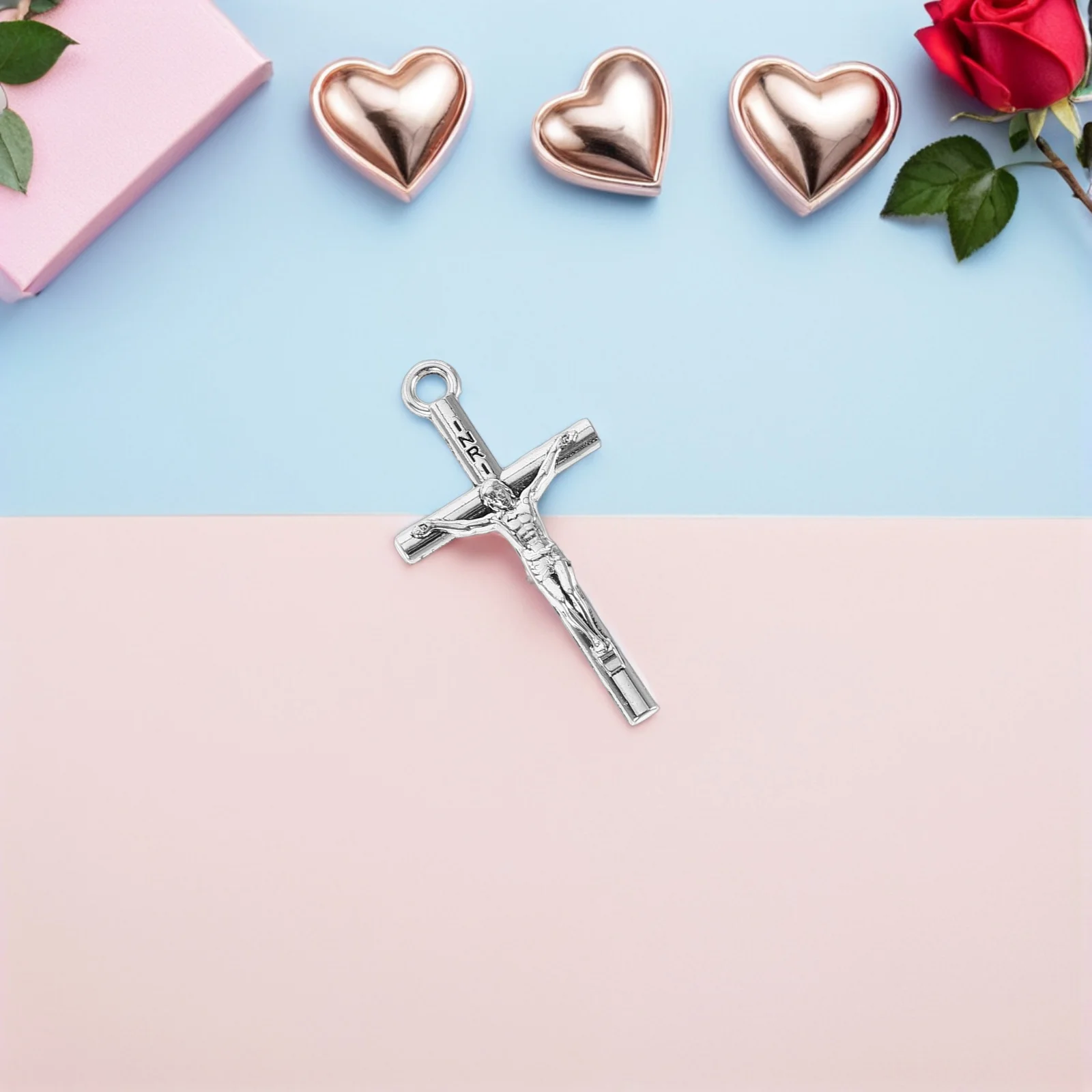 

12 шт., металлический крест, подвеска, религиозное изготовление ювелирных изделий своими руками, ремесло для ожерелья, браслета, брелок, христианский крест, подвески