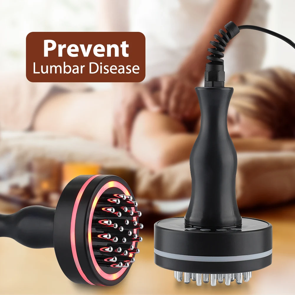 

Micro-current Electric Massage Brush Electric Meridian Brush Health Brush Plug-in Vibrating Massage Hot Compress Scraping Device