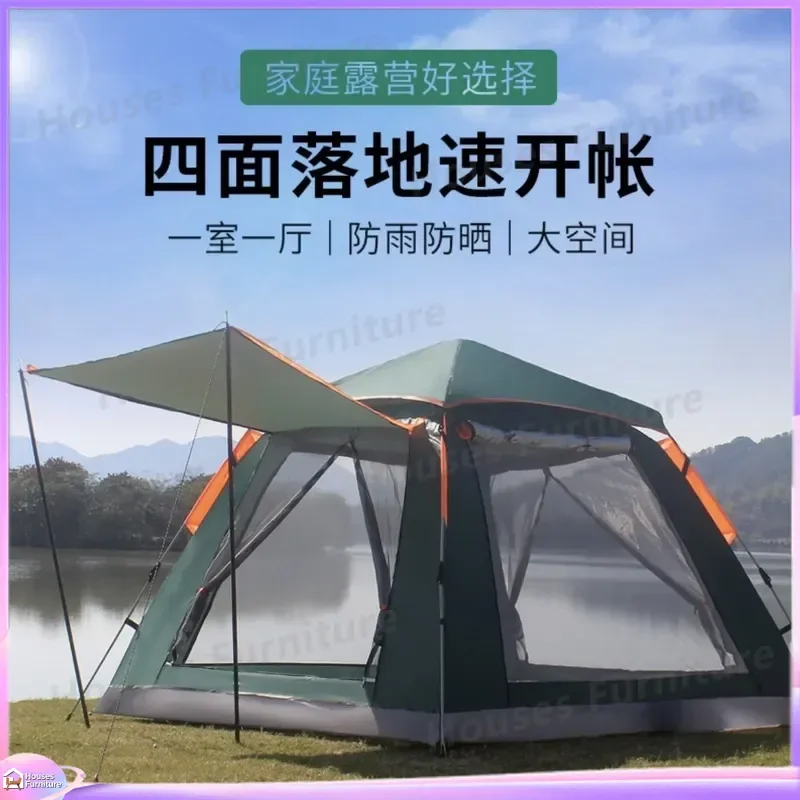 For Automatic Pop Up Tent Outdoor Camping Beach Sun Shelter UV Protection Portable Folding Picnic Canopy Quick Open Instant