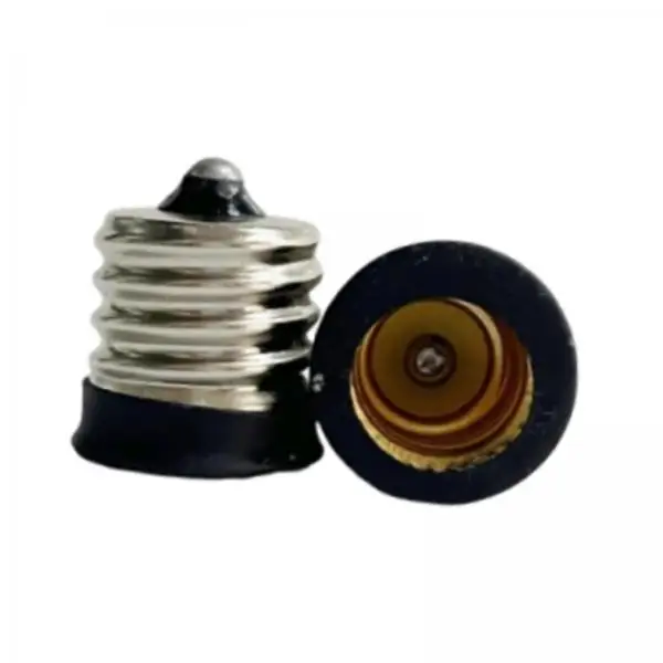 High Temperature E17 to E12 Bulb Socket Adapter Metal Conversion Tool for Aging and Testing Lamps