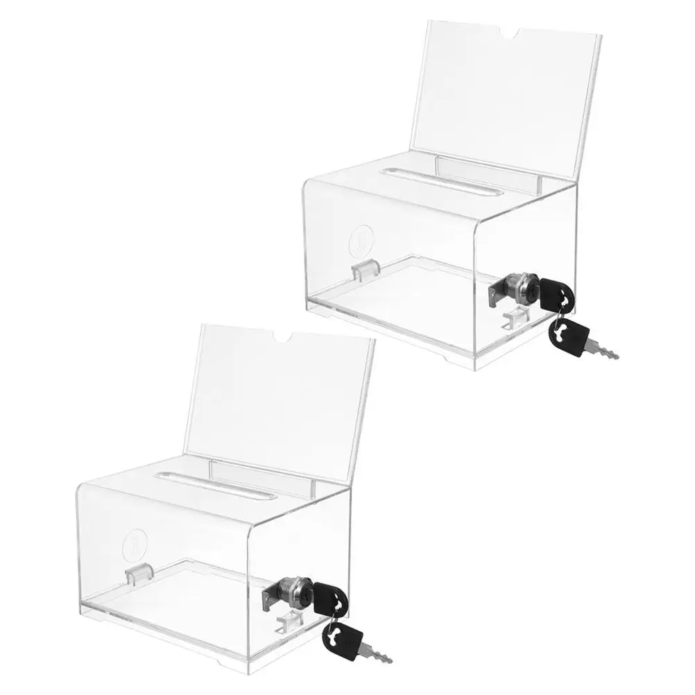 2pcs-professional-clear-acrylic-suggestion-box-lightweight-yet-sturdy-donation-box-for-cards-business-wedding-party-school