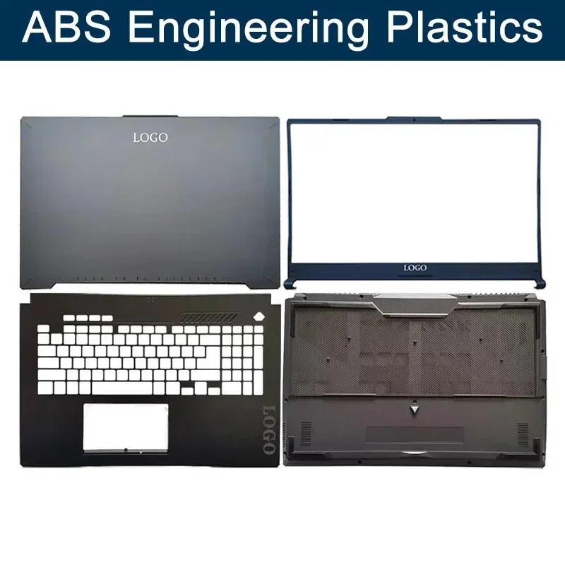Imagem -04 - Laptop Tampa Traseira para Asus Tuf Gaming Tampa Traseira Moldura Frontal Palmrest Caixa Inferior do pc Acessórios para Notebook F17 Fx707 A17 Fa707 Novo