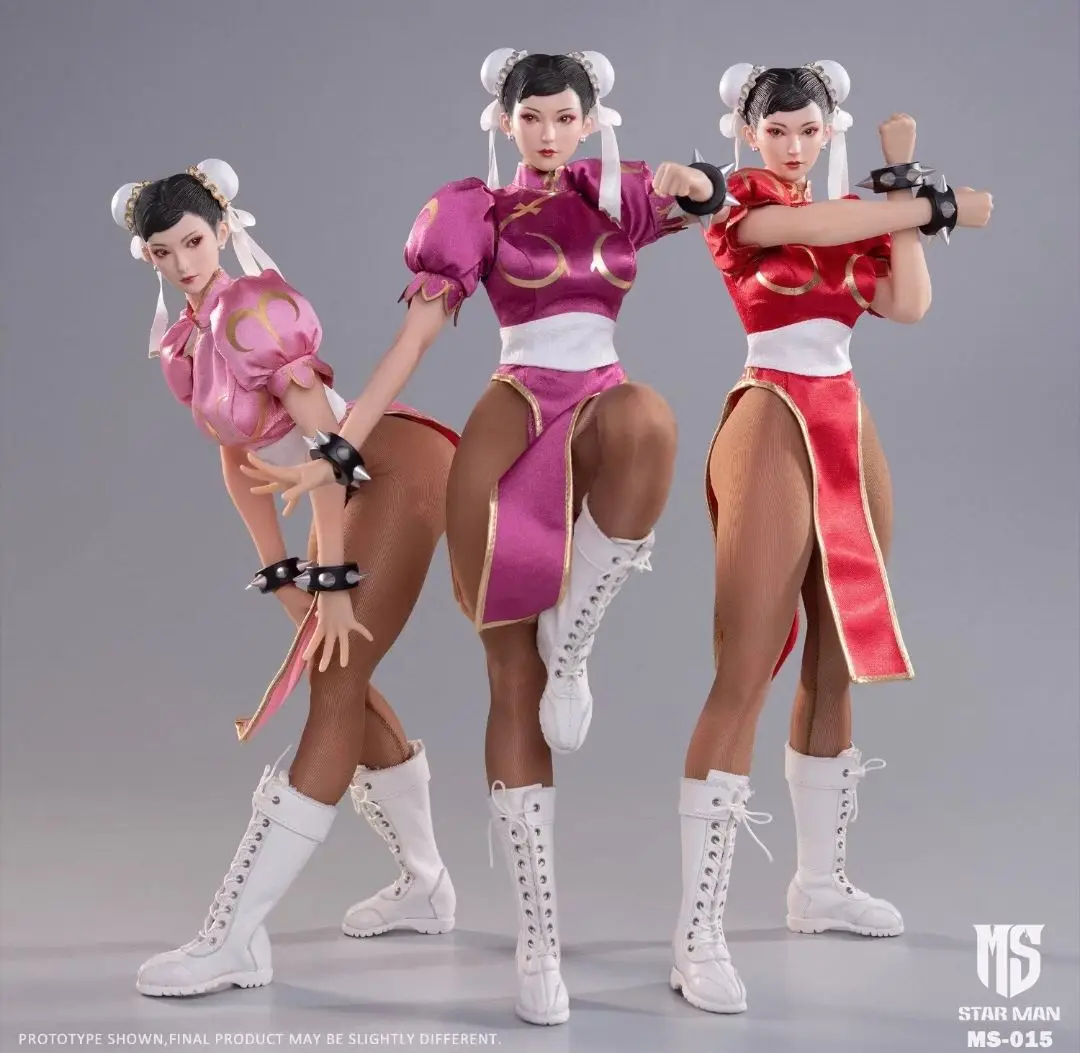 

В наличии: Коллекционная фигурка STAR MAN MS015 Чун-Ли (розовый, красный, фиолетовый) 1/6, модель бойца, подарок