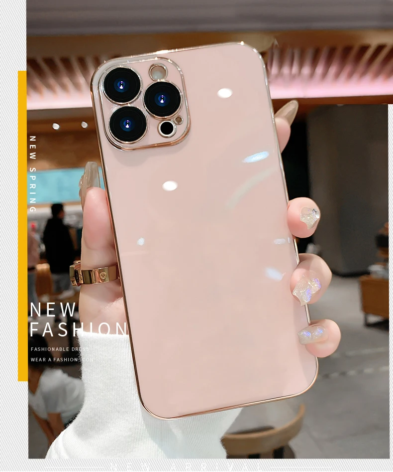 Dla Samsung Galaxy A53 A52S A52 A51 A13 A73 A72 A71 A33 A32 A54 A22 A 53 13 73 52S 52 4G 5G Case Cute Luxury Plating Phone Cover