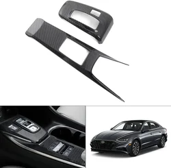 Car Center Console Gear Shift Panel Cover Trim Sticker for Hyundai Sonata DN8 SE/SEL Plus/Limited/N Line Accessories 2020-2023