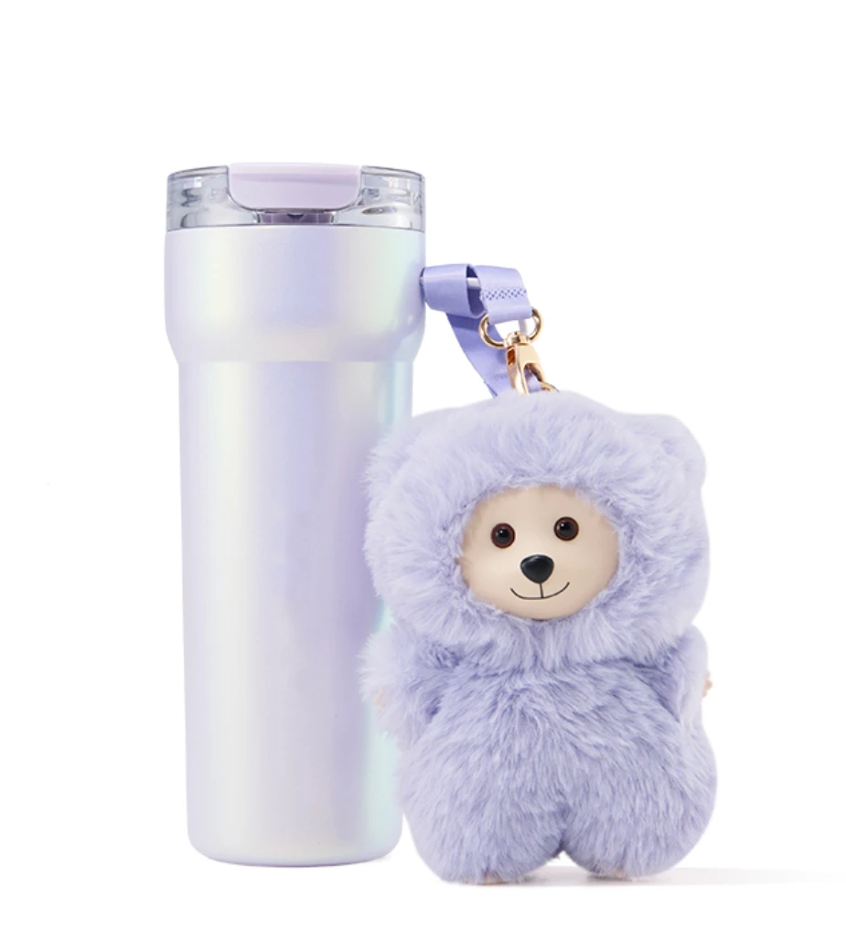 

Romatic Ocean Series Stainless Steel Water Bottle Thermos Ceramic Mug