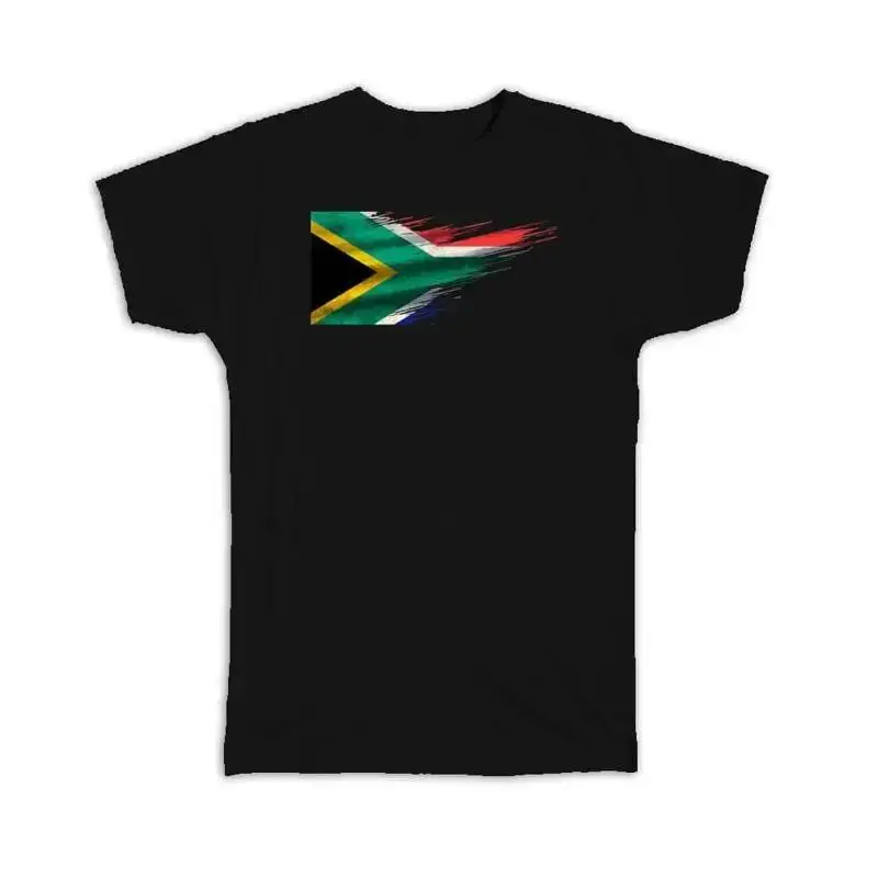 South Africa Flag Modern Country Expat T shirt