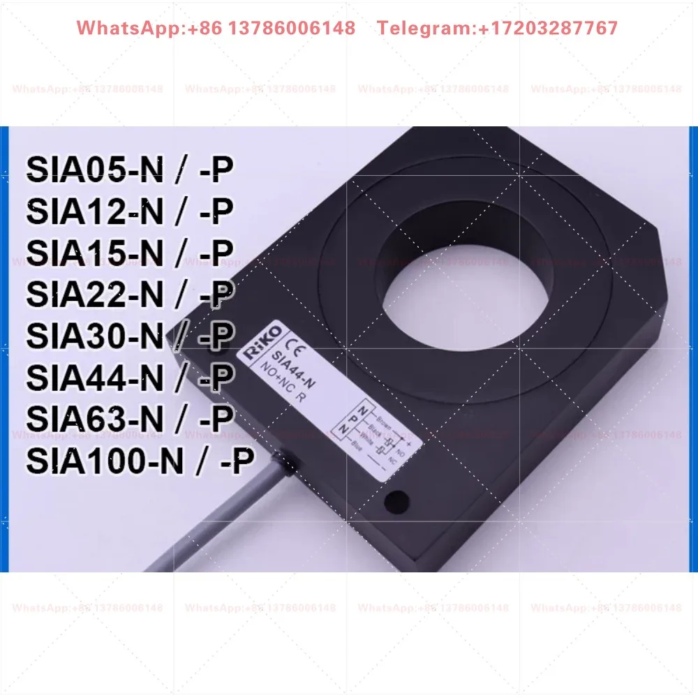 SIA05 12 15 22 30 44 SIA63 100-N -P Ring Inductive Proximity Sensor Switch