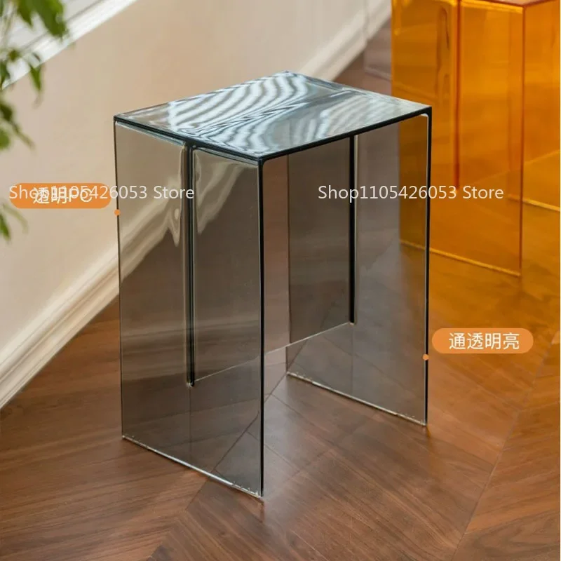 Nordic acrylic small coffee table living room household transparent sofa side table simple small apartment - view 4