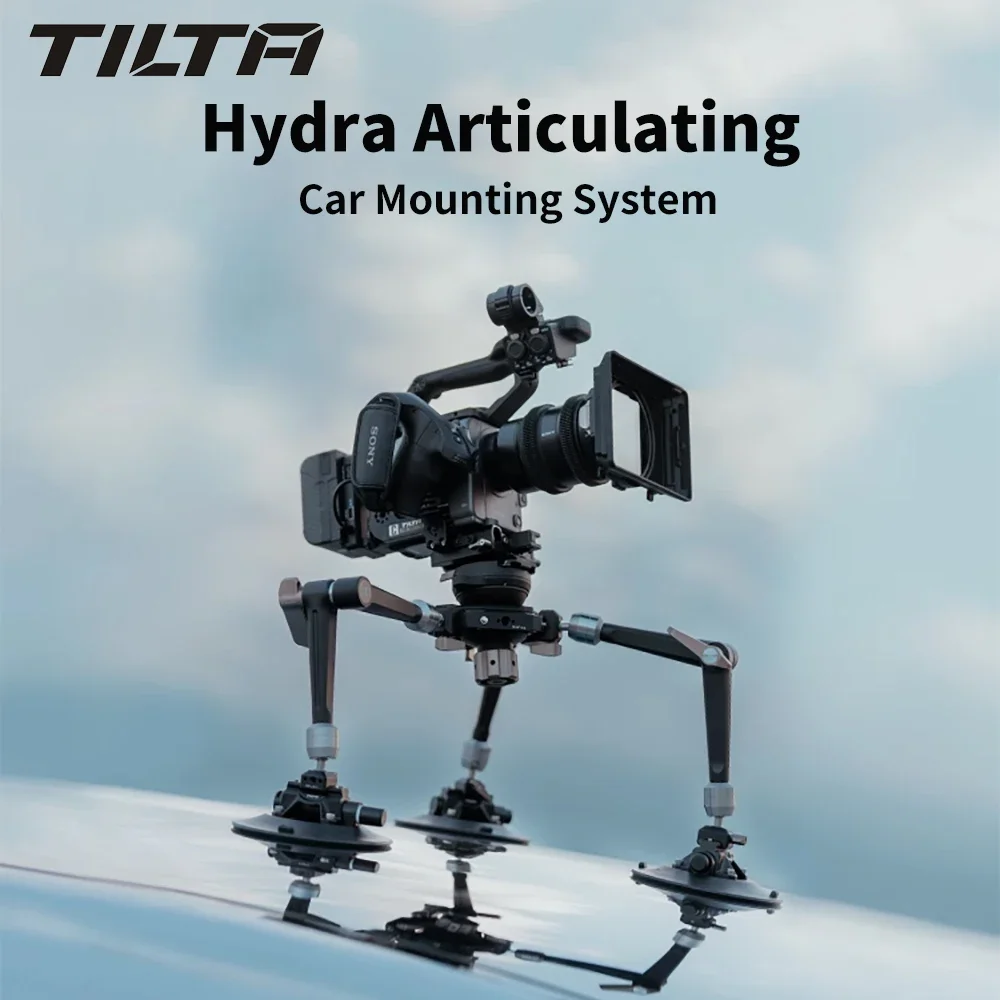 

TILTA Hydra Articulating Car Mounting System with Electronic Suction Cups HDA-T11 Compatible with75mm / 100mm Tripod Heads