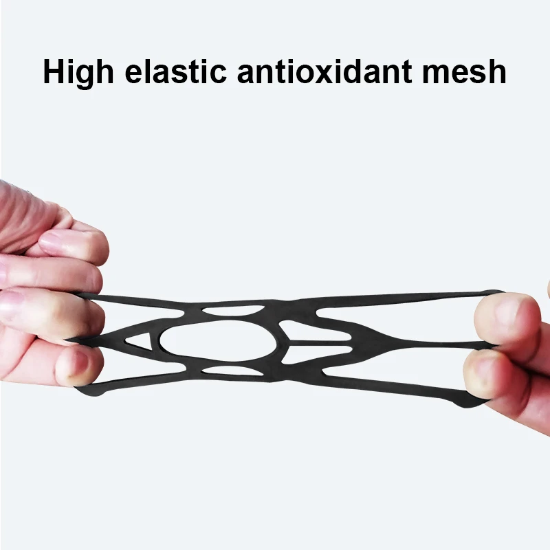 4PCS Anti-Slip Security Motorcycle Silicone Phone Band Pure Silicone Elastic Fixer  Phone Mesh,Replacement Mesh Silicone Strap