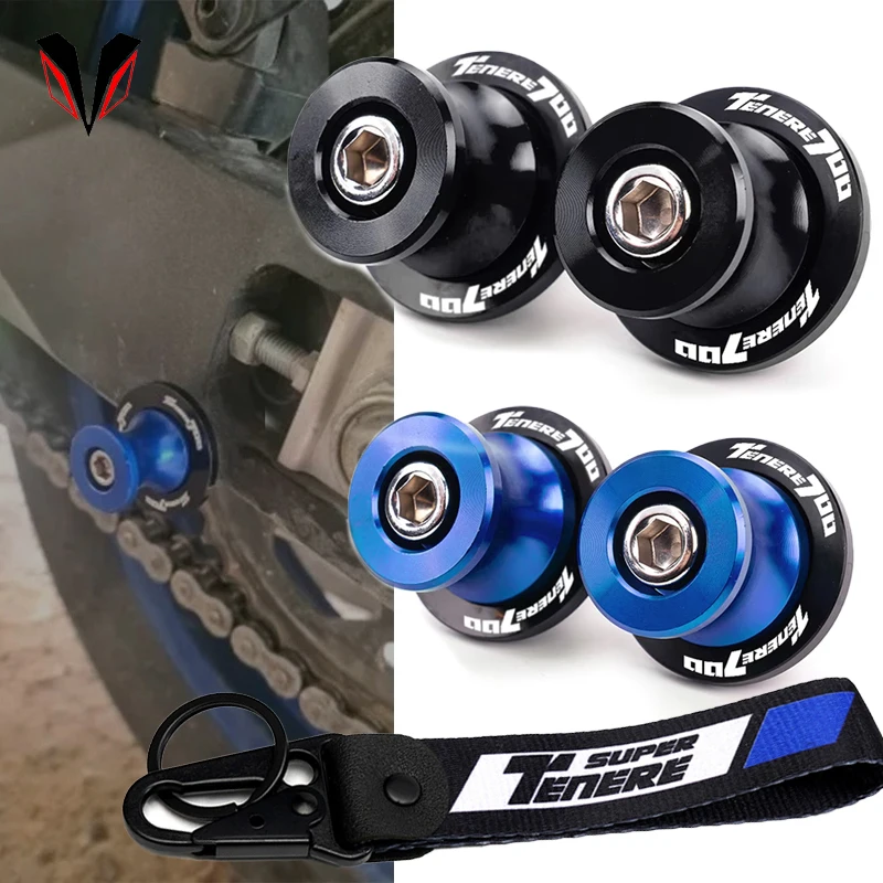 

Tenere700 For Yamaha Tenere 700 2022 2023 2024 Motorcycle Accessories 6mm Swingarms Spools sliders Stand Screw