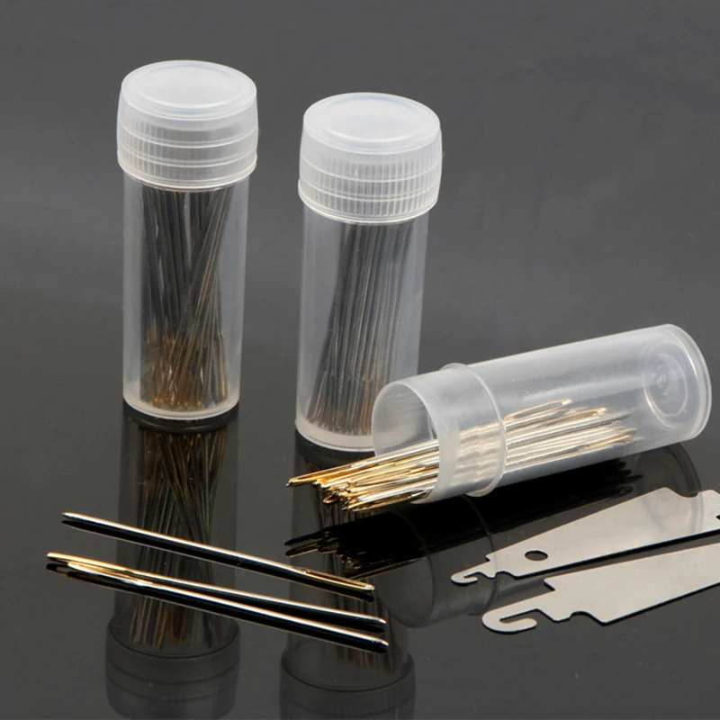 30-teiliges Set Goldene Stumpfe Sticknadeln Kreuzstich-Tapisserie-Nadeln DIY Handarbeits-Nähwerkzeug Zubehör