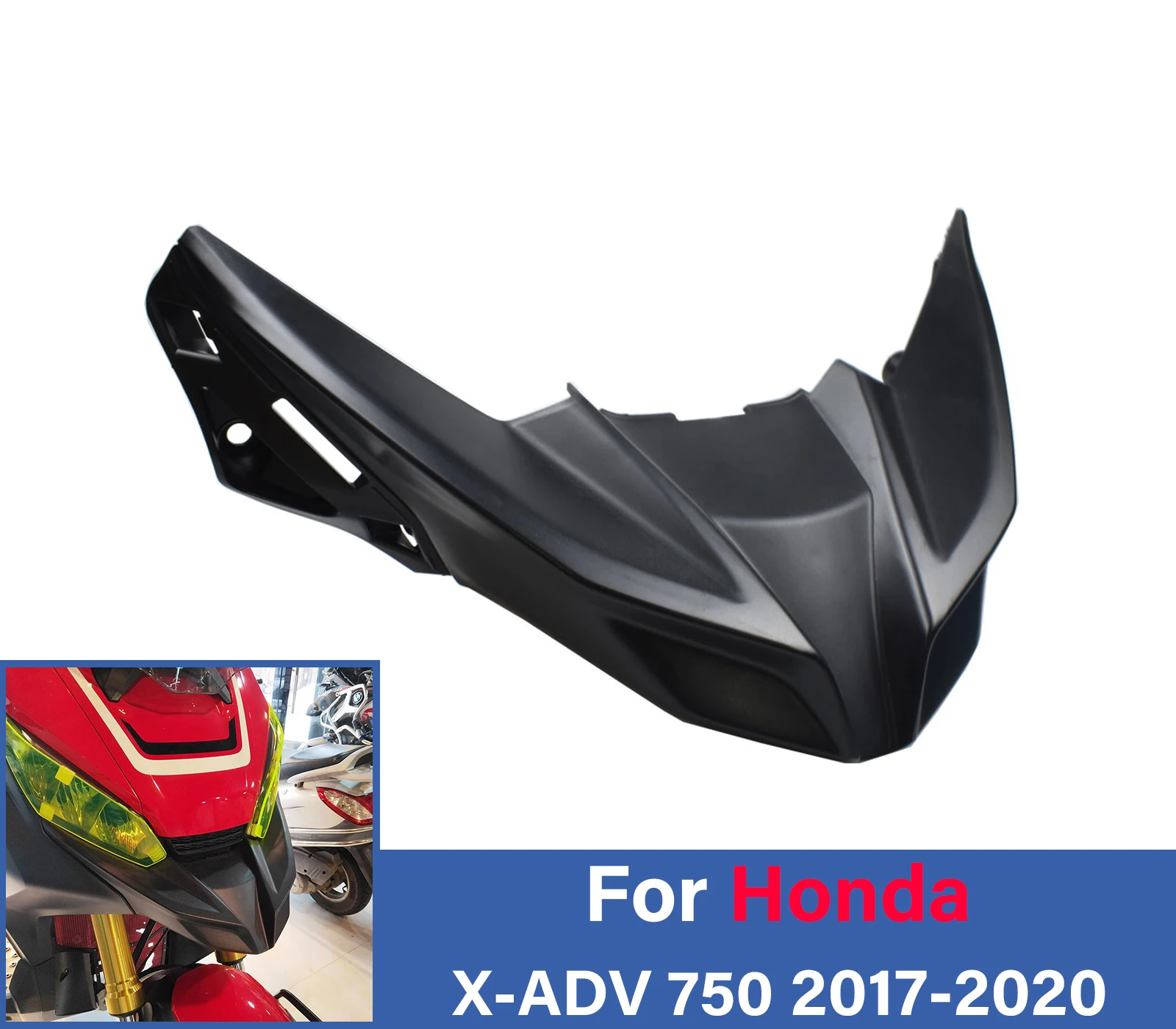 

For 2017-2020 Honda X-ADV 750 Beak Cover Extender Anti-Splash Front Fender Protector Nose Cowl for XADV750 Motorcycle