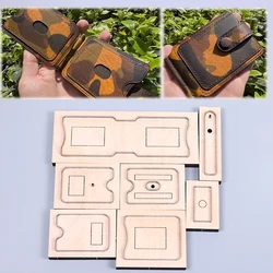 money clip cardholder  wood cutting dies leather craft knife mold cutter