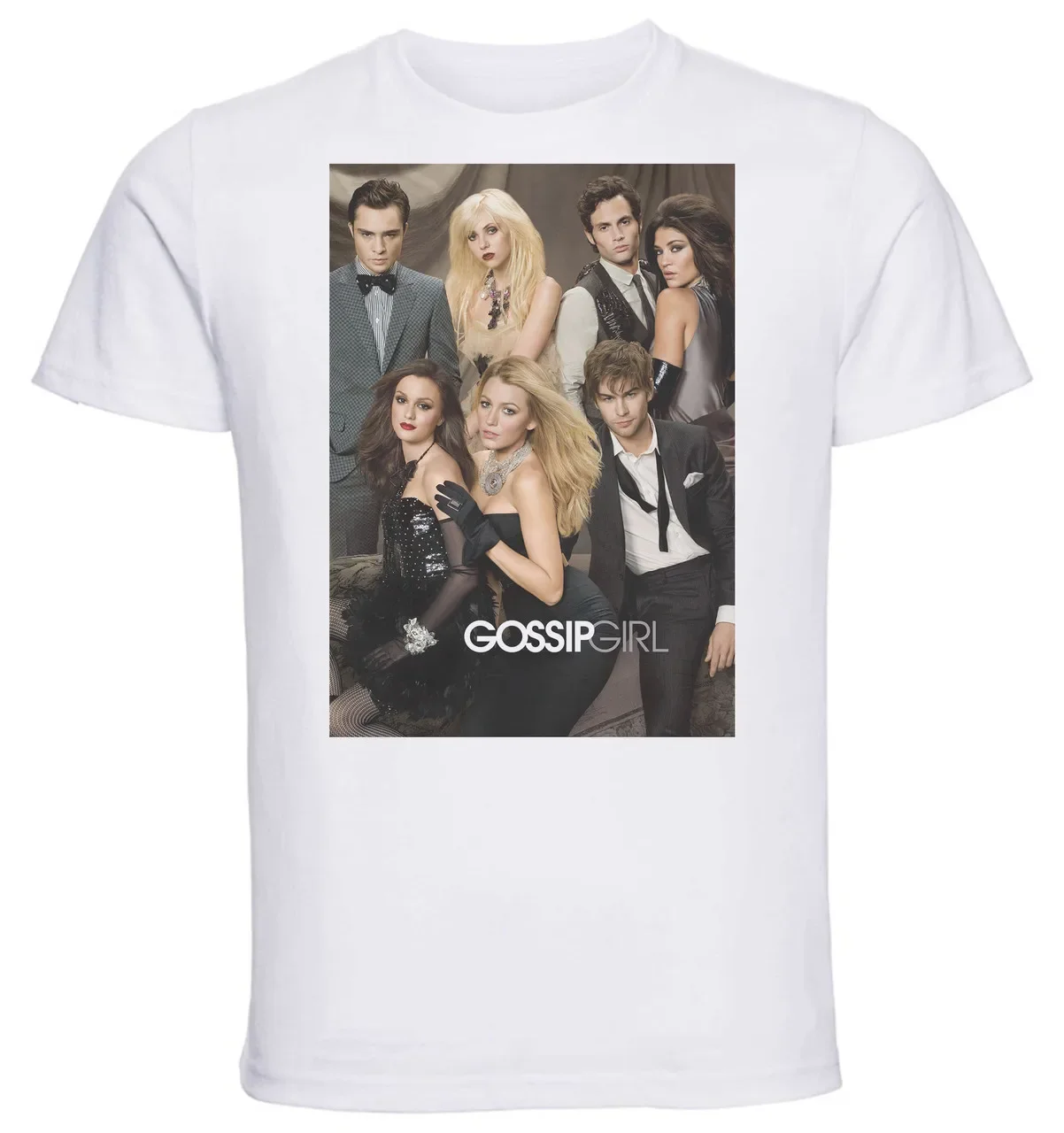 T-shirt Unisex - White - Gossip Girl