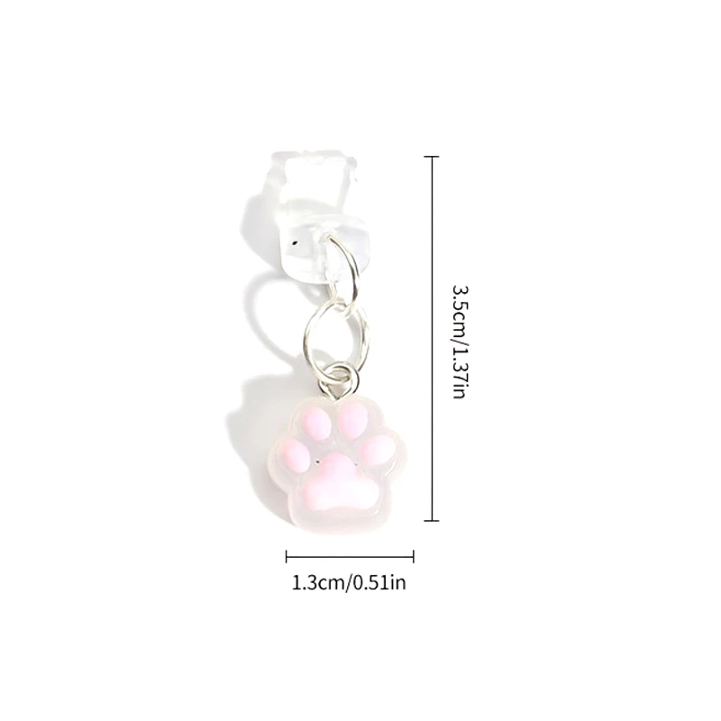 1pc Cute Cat Claw Phone Dust Plug Pendant Suitable For IPhone For Samsung Type-C Interface Dust Plug Accessory Decoration