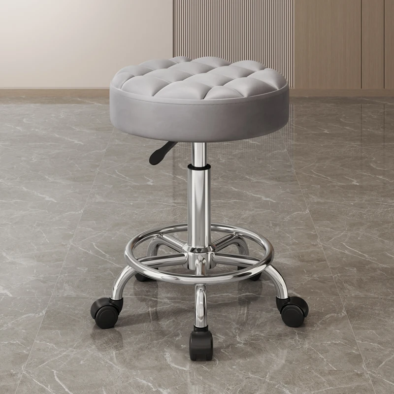 

Dentist's Mobile Massage Tables Lift Beauty Hair Salon Iron Chair Comfort PU Leather Salon Furniture Cadeira De Massagem MHWSY