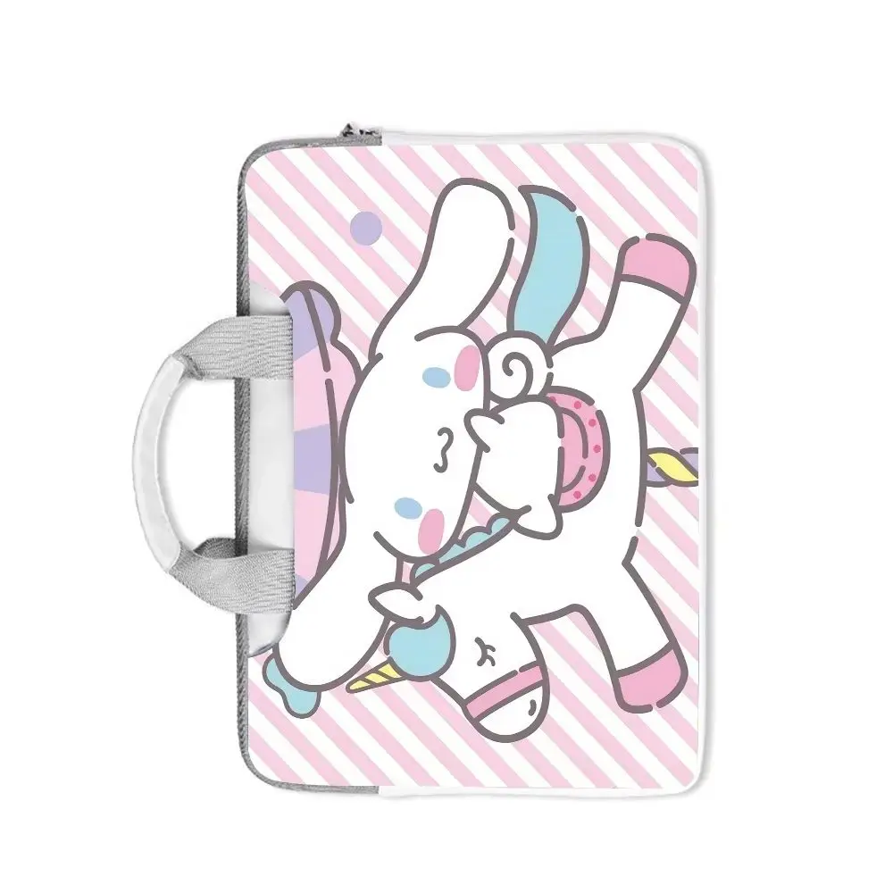 

Cartoon Cinnamon Hello Kitty Kurome Laptop Bag 12 13 14 15 15 16 Inch Laptop for Macbook Computer Handbag Briefcase Holiday Gift