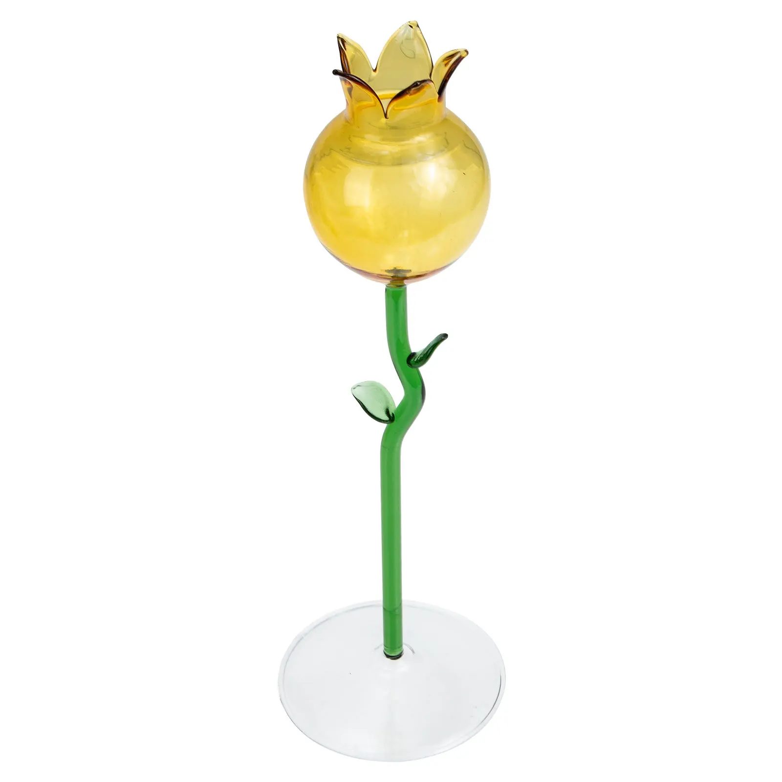 

Glass Flower Decor Flowers Preserved Ornaments for Living Room Dining Table Vase Retro Dried Craft Rose