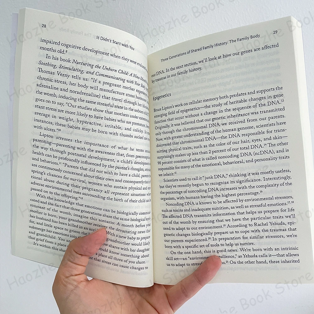 Imagem -03 - English Book Paperback Não Começou com Você: Como o Trauma Familiar Herdado Molda Quem Somos e Como Terminar o Ciclo