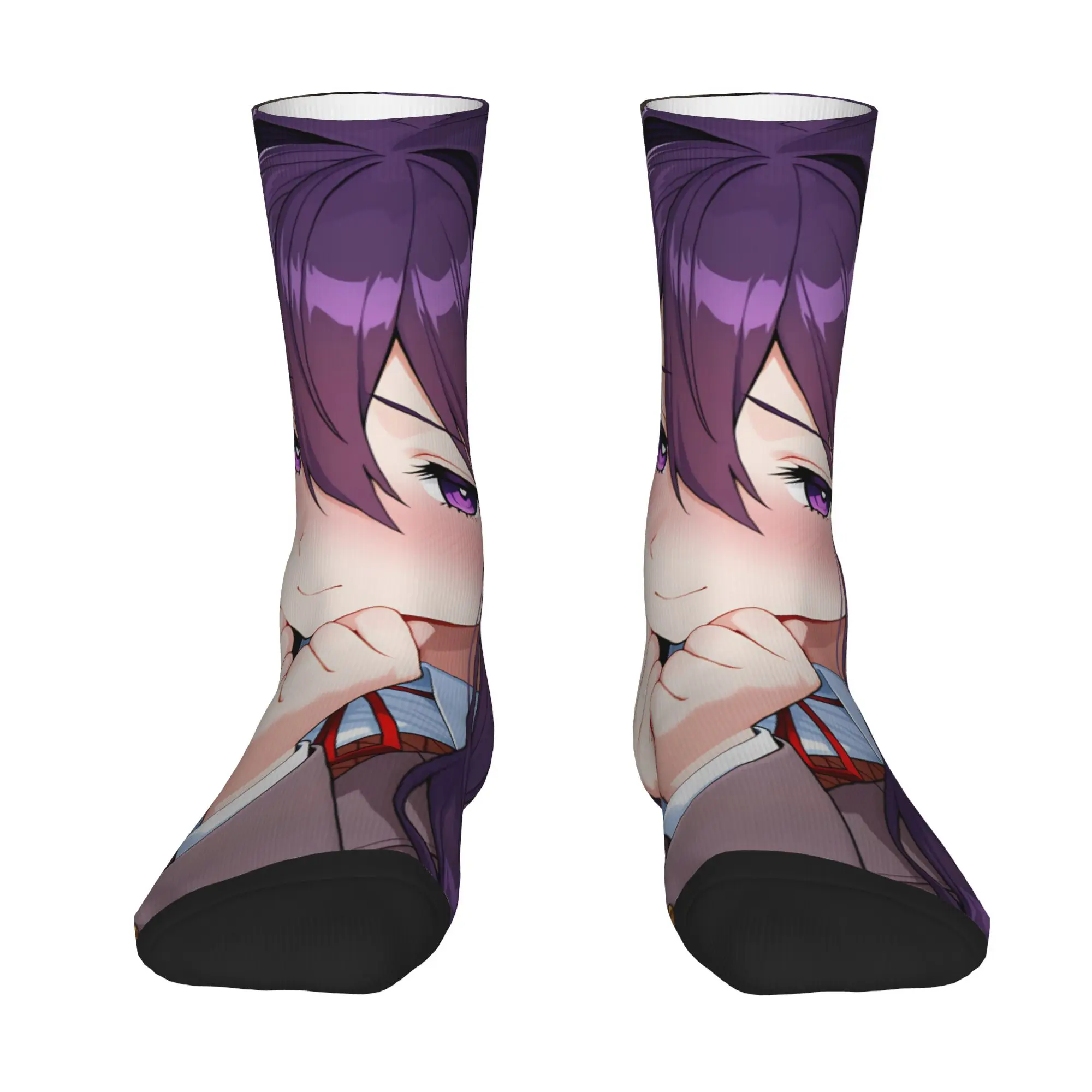 Yuri doki Anime  Stockings Couple  Socks Soft Elegant Socks Autumn Climbing Anti Bacterial Graphic Socks Gift
