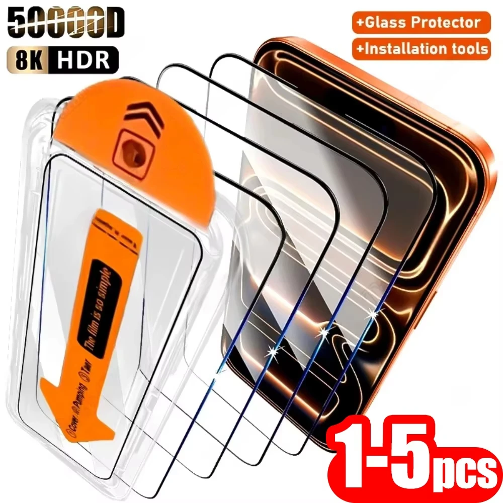 1-5PCS Duet Free HD Tempered Glass For Samsung A17 A16 A57 A56 A55 A36 A35 A26 A24 A15 A14 A13 A12 A71 A72 A73 Screen Protector